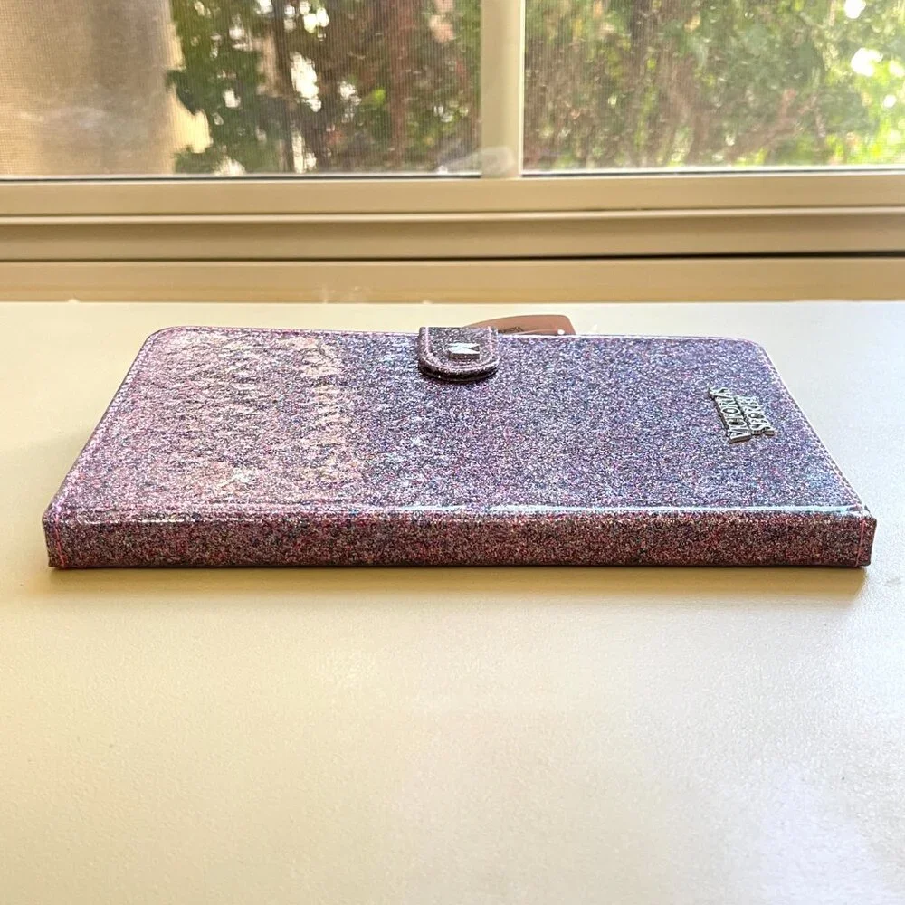 New Victoria's Secret Glitter Angel Wing Notebook with Pen Set Journal Diary NWT